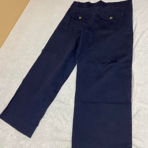 Navy blue GloriaVanderbilt stretchy bootcut  jeans women 6. SKU415 - Picture 5 of 5